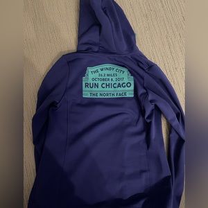 North face 2017 Chicago marathon zip up hoodie